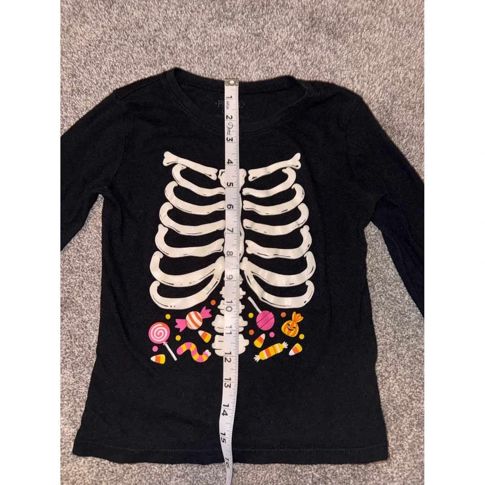 The Children's Place Black Skeleton - Halloween Long Sleeve Shirt‎